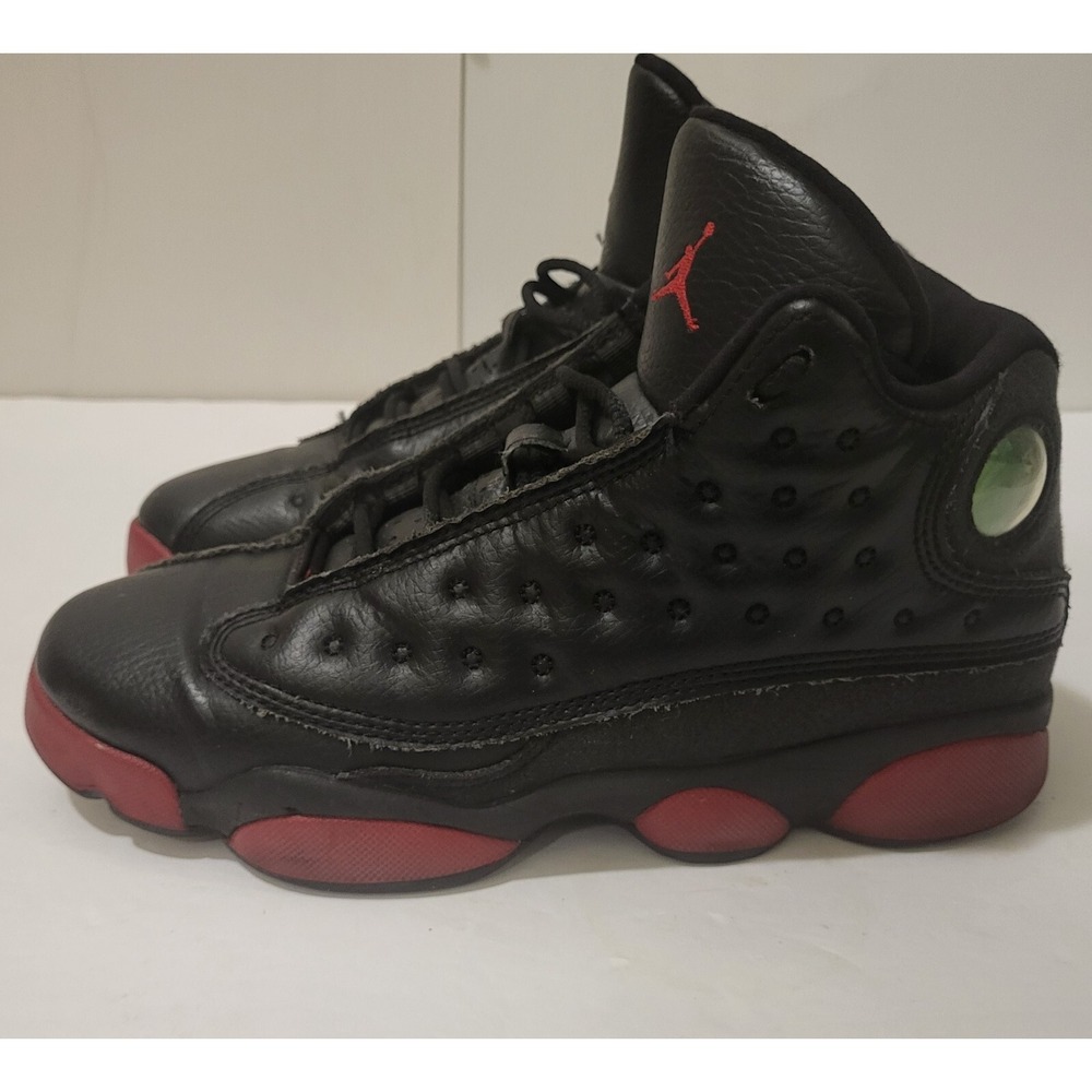 Air Jordan's 13 Retro BG Bred Mid Top 5Y  Black 414574-033